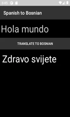 Spanish to Bosnian Translator android App screenshot 3